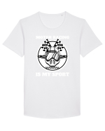 Motor Racing Is My Sport Tricou mânecă scurtă guler larg Bărbat Skater