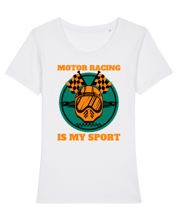 Motor Racing Is My Sport White