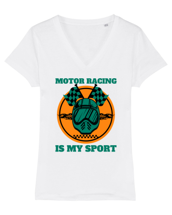 Motor Racing Is My Sport White