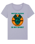 Motor Racing Is My Sport Tricou mânecă scurtă guler larg fitted Damă Expresser