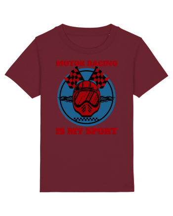Motor Racing Is My Sport Burgundy