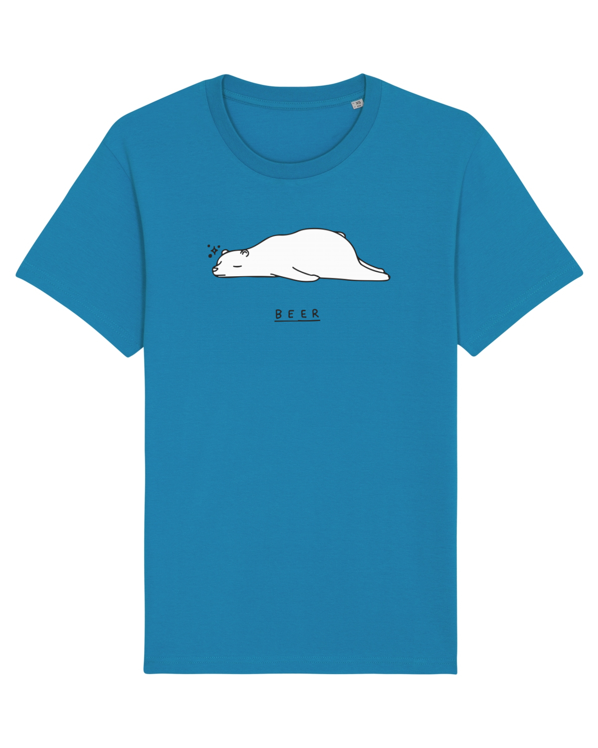 Tricou mânecă scurtă Unisex Rocker Azur