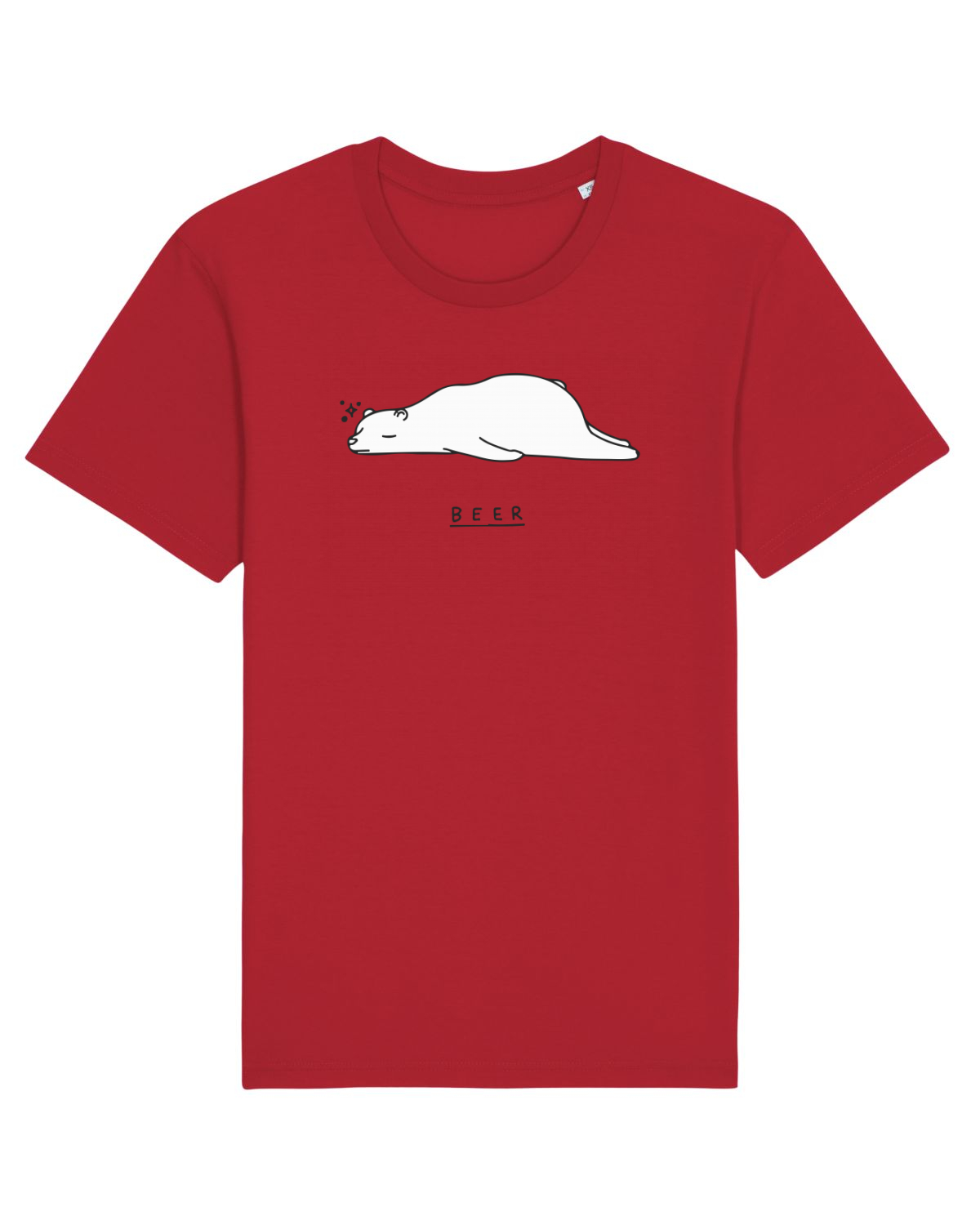 Tricou mânecă scurtă Unisex Rocker Red