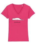 CAT - ERPILLAR Tricou mânecă scurtă guler V Damă Evoker