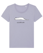 CAT - ERPILLAR Tricou mânecă scurtă guler larg fitted Damă Expresser
