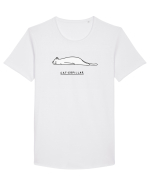 CAT - ERPILLAR Tricou mânecă scurtă guler larg Bărbat Skater