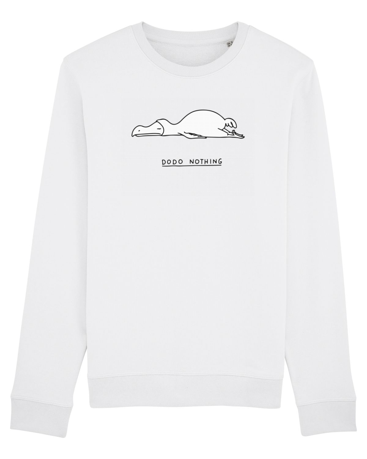 Bluză mânecă lungă Unisex Rise White