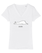 Drama Tricou mânecă scurtă guler V Damă Evoker