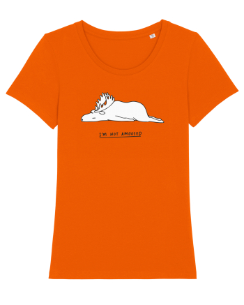 I Am Not Amoosed Bright Orange