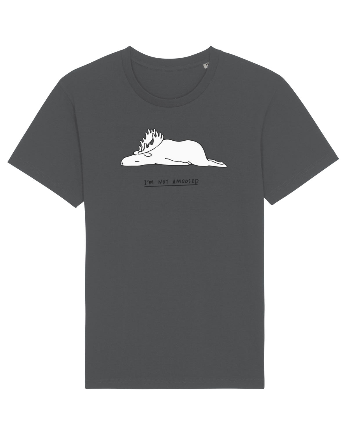 Tricou mânecă scurtă Unisex Rocker Anthracite