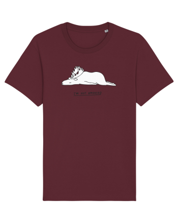 I Am Not Amoosed Burgundy