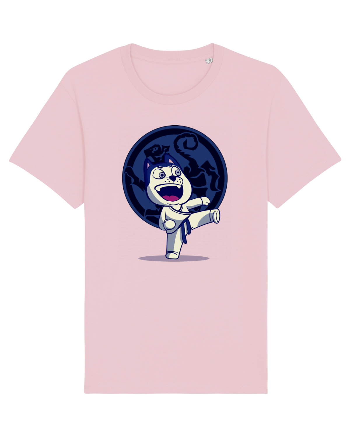 Tricou mânecă scurtă Unisex Rocker Cotton Pink