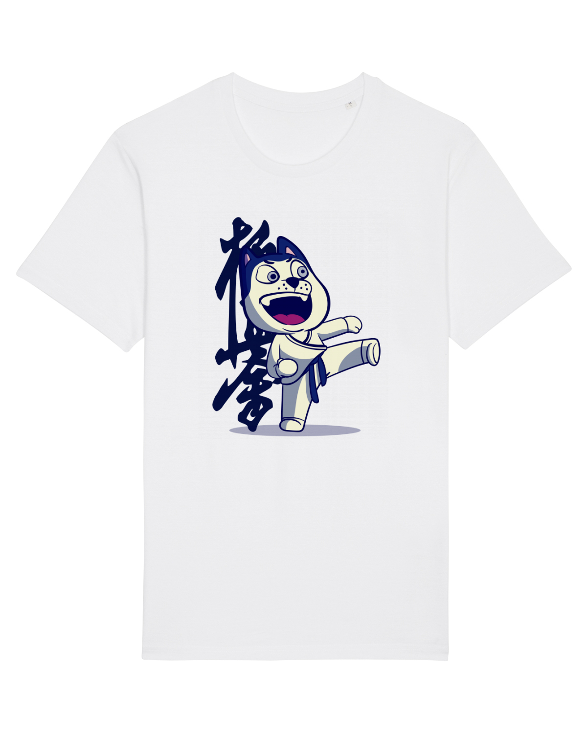 Tricou mânecă scurtă Unisex Rocker White