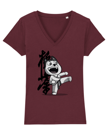 Karate Dog Burgundy