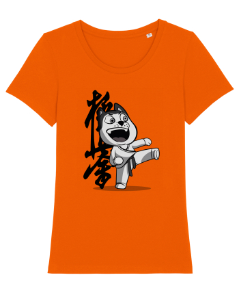 Karate Dog Bright Orange