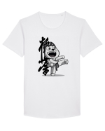 Karate Dog Tricou mânecă scurtă guler larg Bărbat Skater