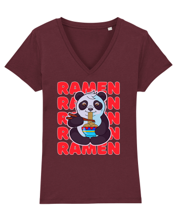 Ramen Panda Burgundy