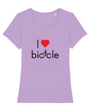 I Love Bicycle Lavender Dawn