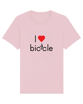 I Love Bicycle Cotton Pink