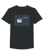 I'll Be Back Tricou mânecă scurtă guler larg Bărbat Skater