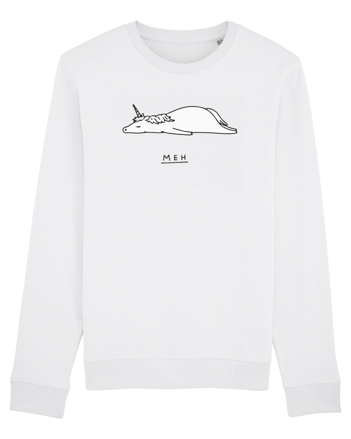 Bluză mânecă lungă Unisex Rise White