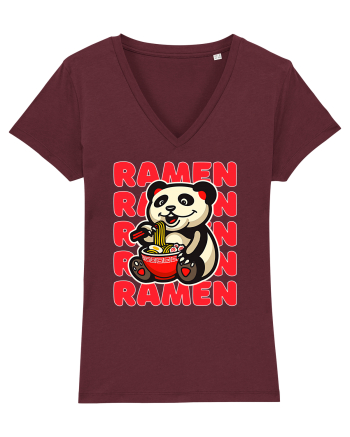 Ramen Panda Burgundy