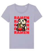 Ramen Panda Tricou mânecă scurtă guler larg fitted Damă Expresser