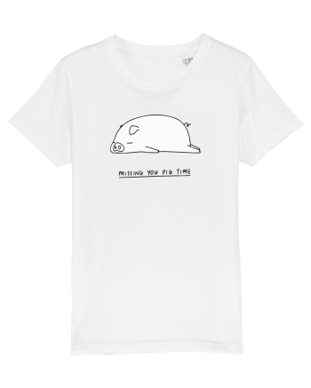 Missing You Pig Time White