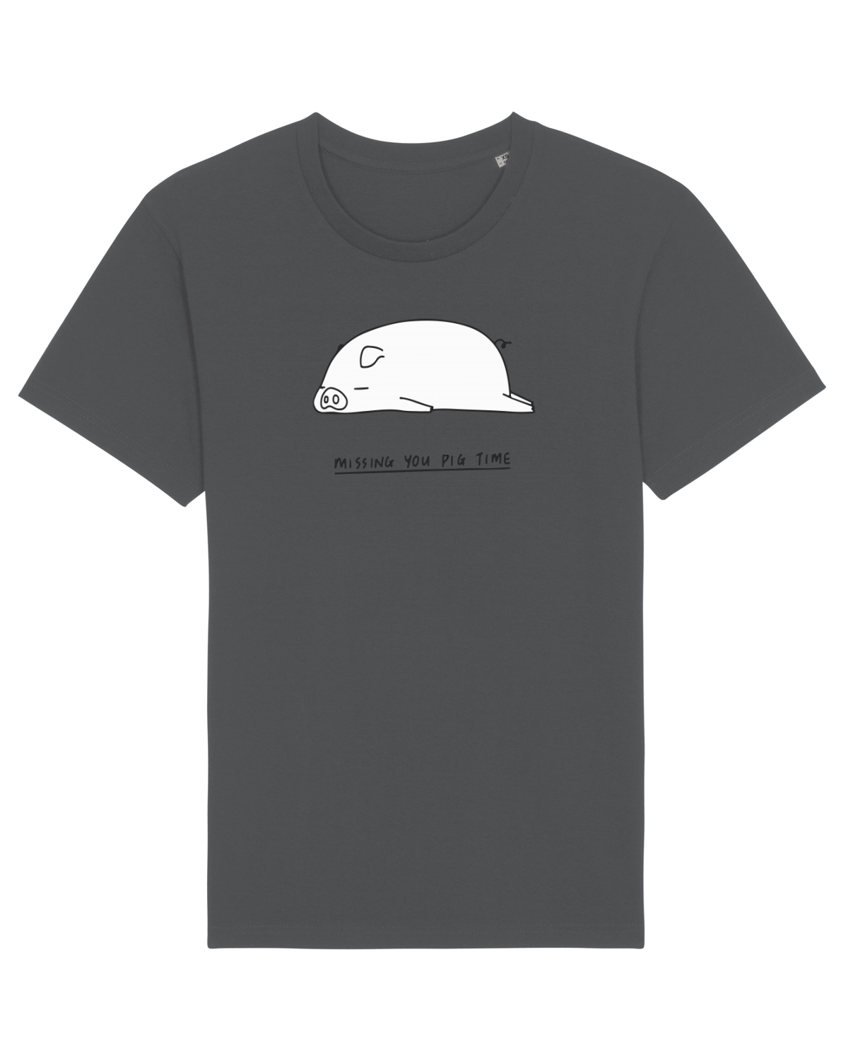 Tricou mânecă scurtă Unisex Rocker Anthracite