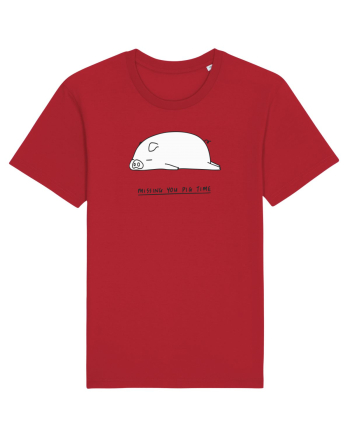 Missing You Pig Time Red