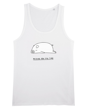 Missing You Pig Time White