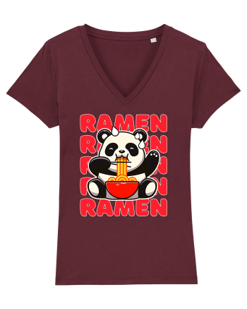 Ramen Panda Burgundy