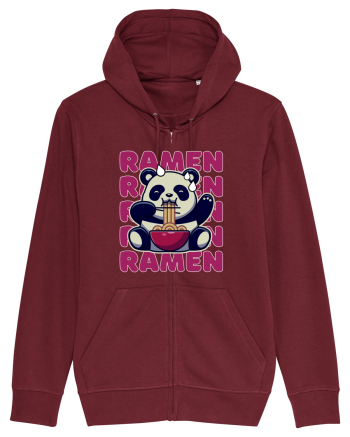 Ramen Panda Burgundy