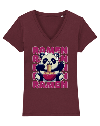 Ramen Panda Burgundy