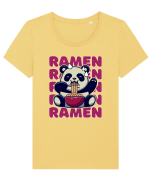 Ramen Panda Tricou mânecă scurtă guler larg fitted Damă Expresser