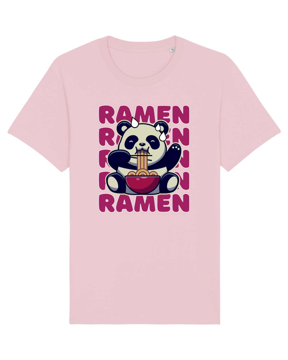 Tricou mânecă scurtă Unisex Rocker Cotton Pink