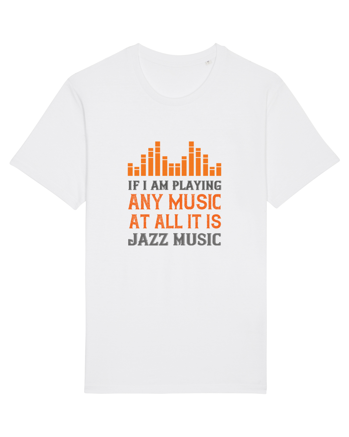 Tricou mânecă scurtă Unisex Rocker White