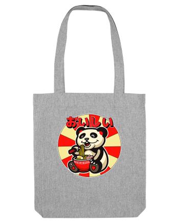 Ramen Panda Heather Grey