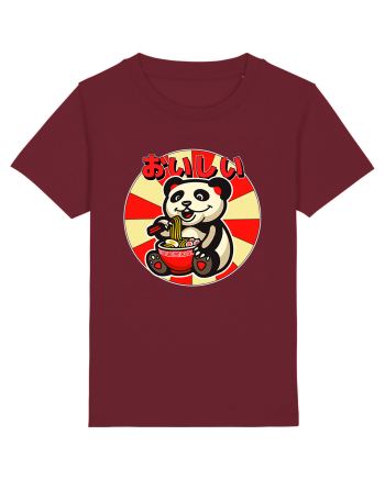 Ramen Panda Burgundy