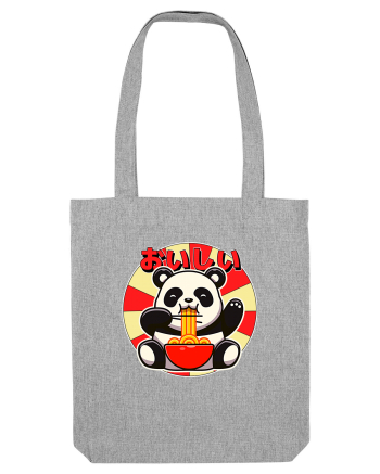Ramen Panda Heather Grey