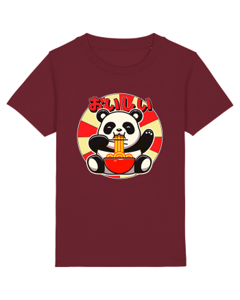 Ramen Panda Burgundy