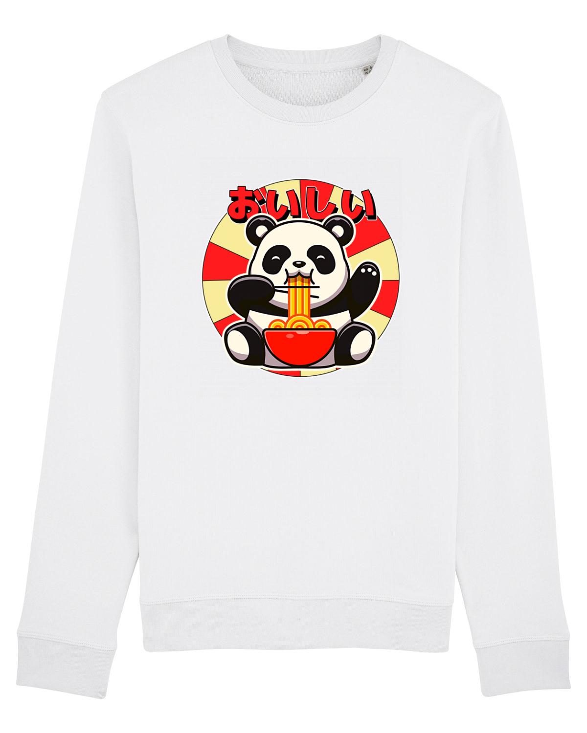 Bluză mânecă lungă Unisex Rise White