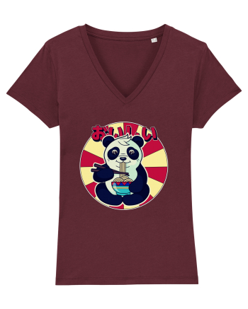 Ramen Panda Burgundy