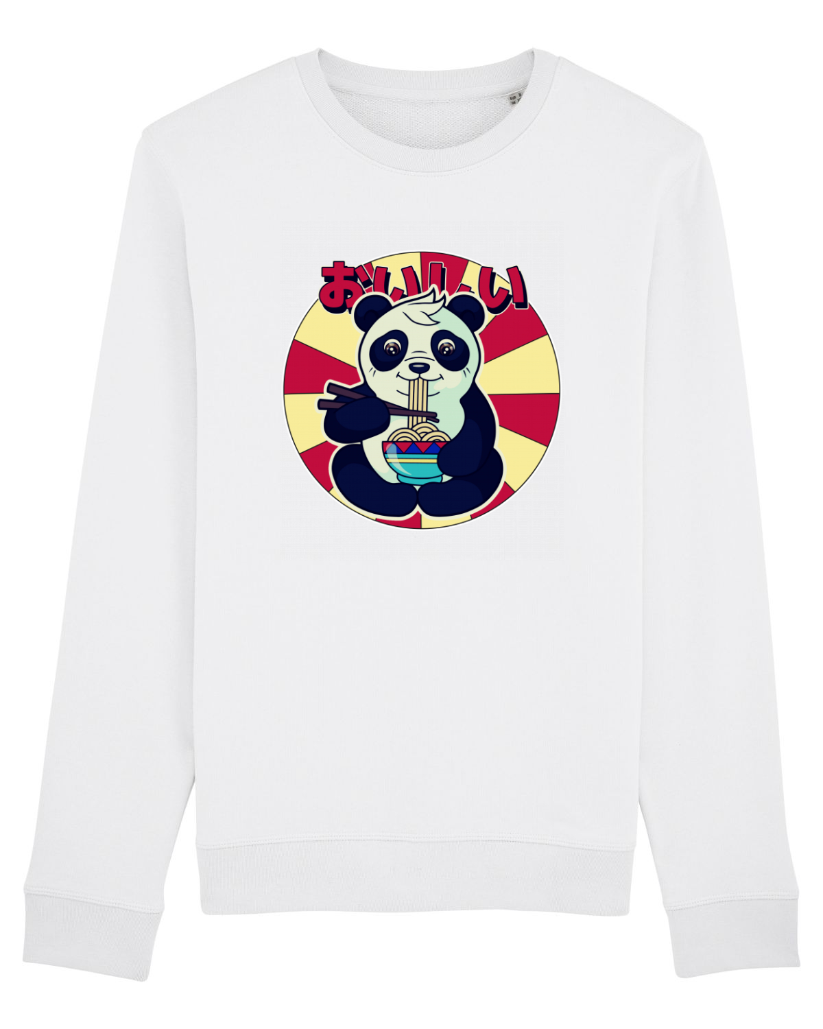 Bluză mânecă lungă Unisex Rise White