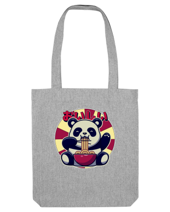 Ramen Panda Heather Grey