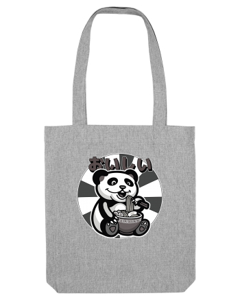 Ramen Panda Heather Grey