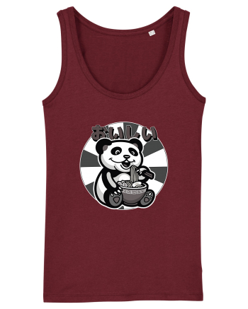 Ramen Panda Burgundy