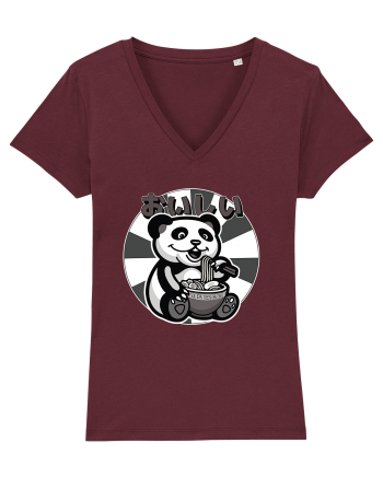 Ramen Panda Burgundy