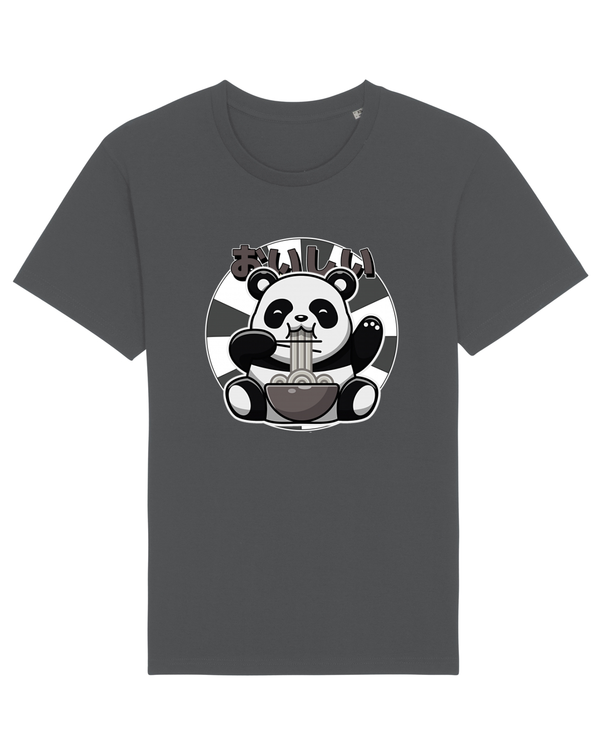 Tricou mânecă scurtă Unisex Rocker Anthracite