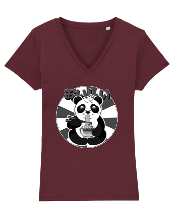 Ramen Panda Burgundy